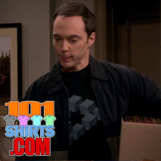 The Big Bang Theory Sheldon Cooper Minecraft Blocks Diamond In the Rough T-Shirt