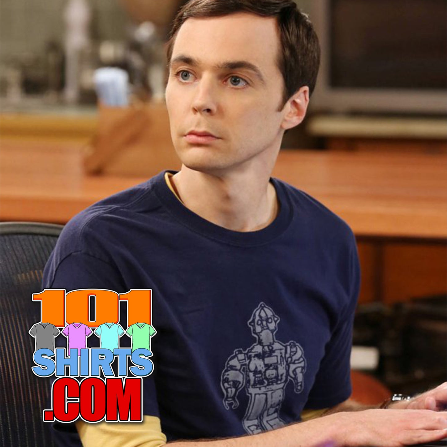 The Big Bang Theory Sheldon Cooper Robot T-Shirt