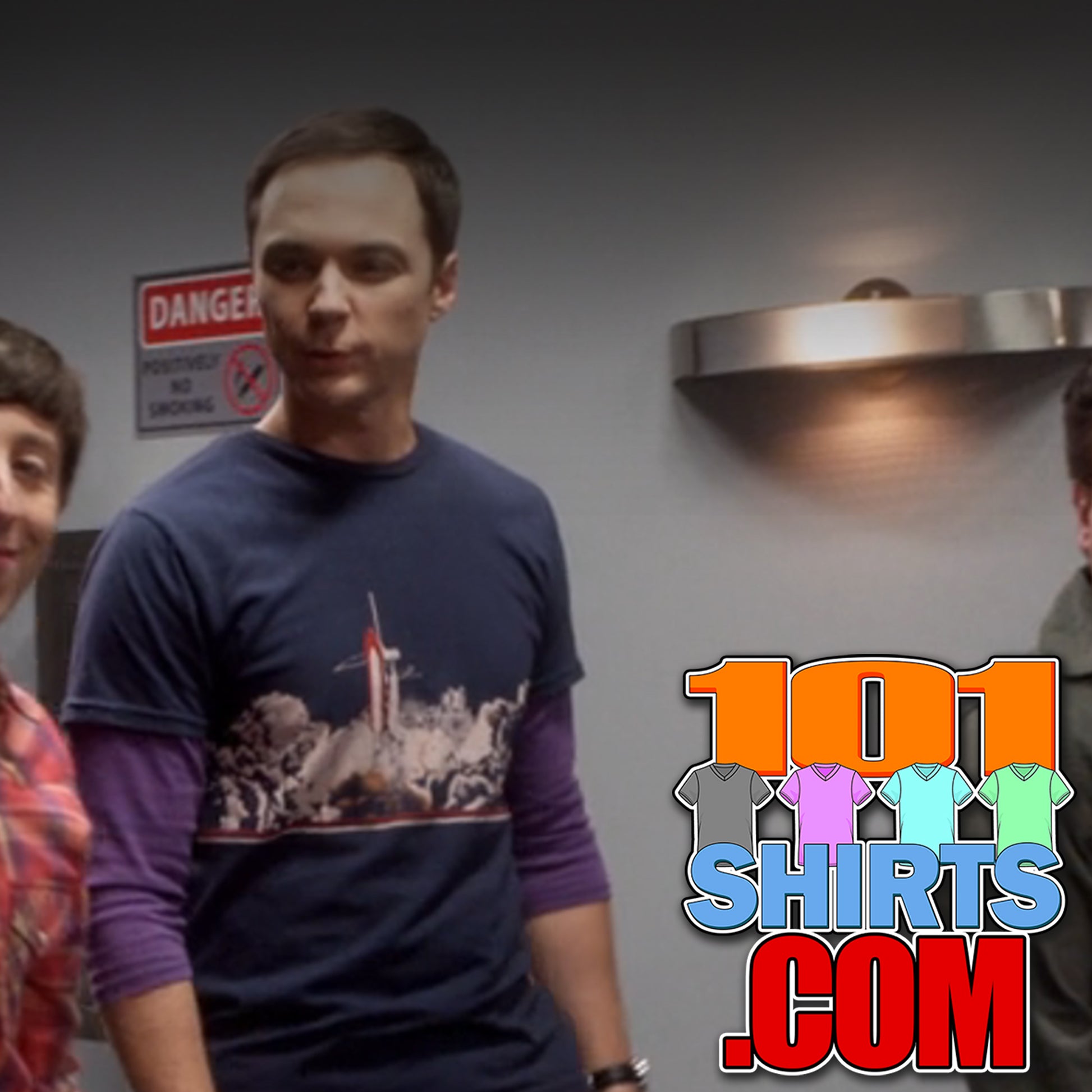 The Big Bang Theory Space Shuttle Start Sheldon Cooper T-Shirt