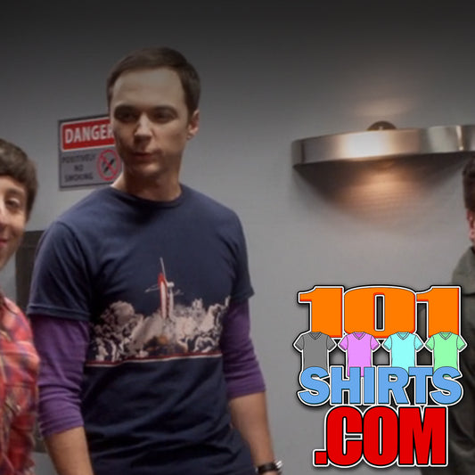 The Big Bang Theory Space Shuttle Start Sheldon Cooper T-Shirt
