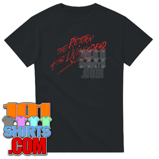 The Return of the Living Dead Movie 1984 Film Crew Reprint T-shirt