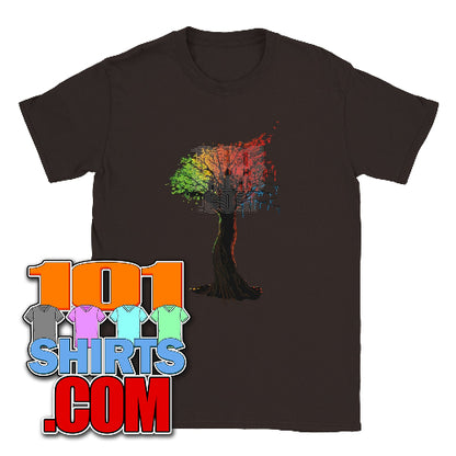 The Big Bang Theory Colorful Tree Leonard Hofstadter T-Shirt