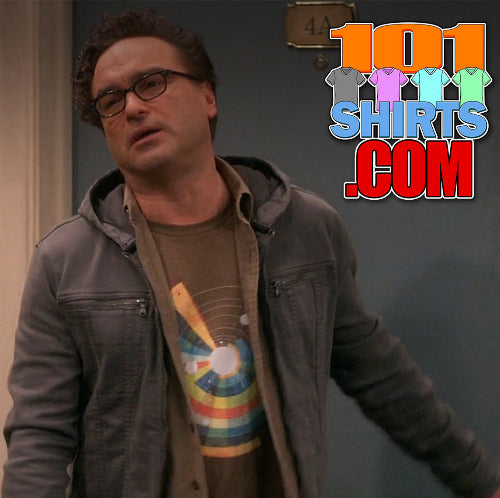 The Big Bang Theory Galaxy Vortex Graphic Tee Leonard Hof­s­tadter T-Shirt