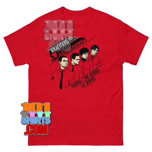 The Big Bang Theory Kraftnerd Tee Funny Kraftwerk Music Mensch-Maschine Parody T-Shirt