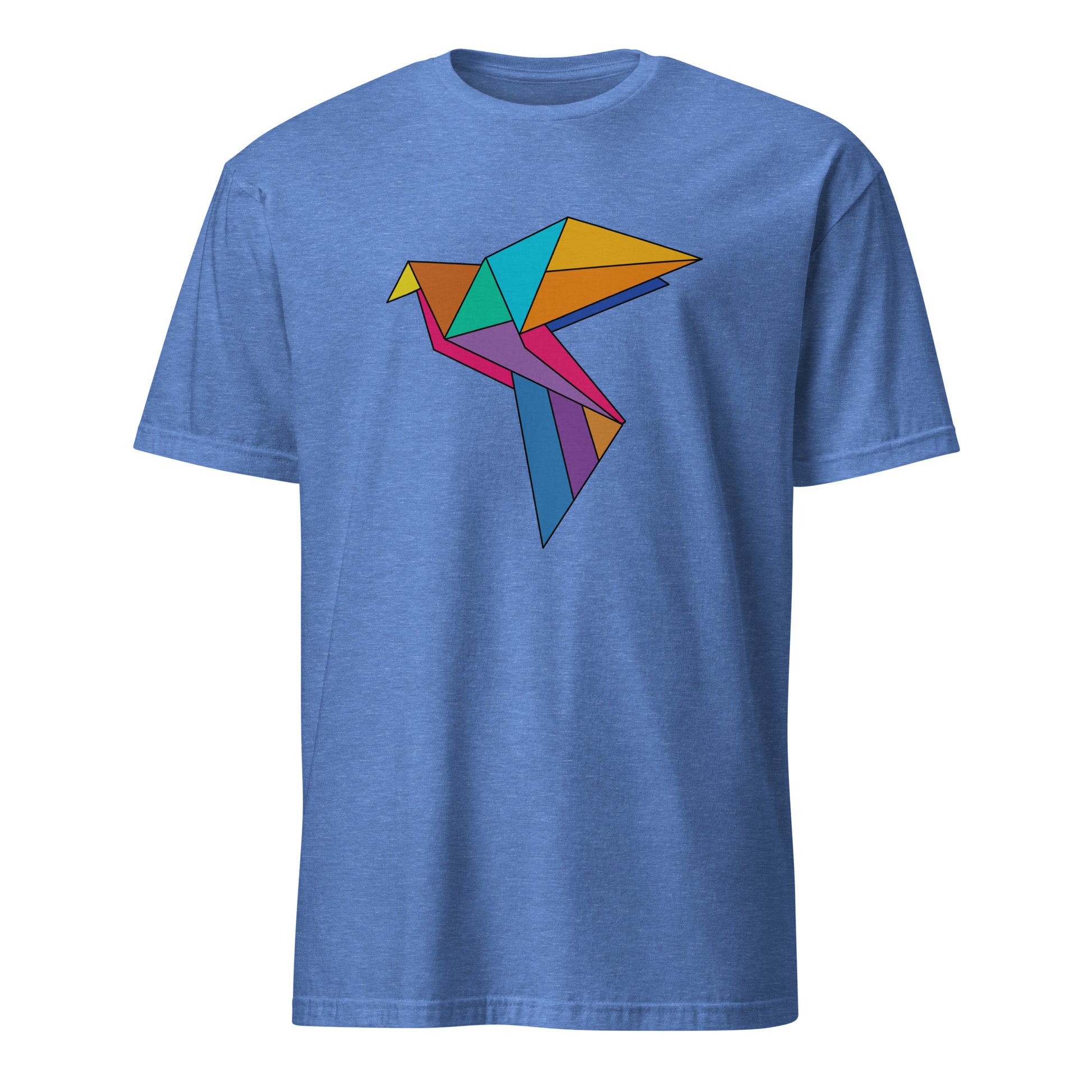 The Big Bang Theory Leonard Hofstadter Origami Colorful Geometric Bird T-Shirt
