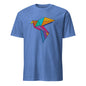 The Big Bang Theory Leonard Hofstadter Origami Colorful Geometric Bird T-Shirt