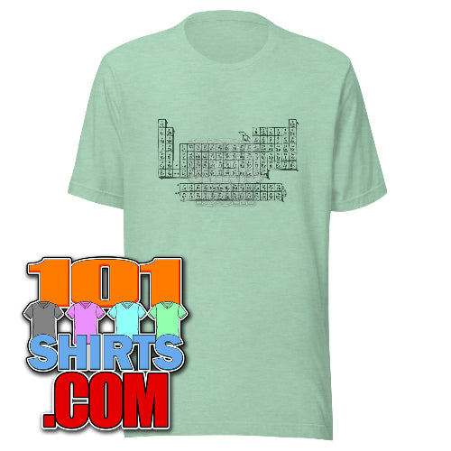 The Big Bang Theory Leonard Hofstadter Questionable Periodic Table of Elements T-shirt