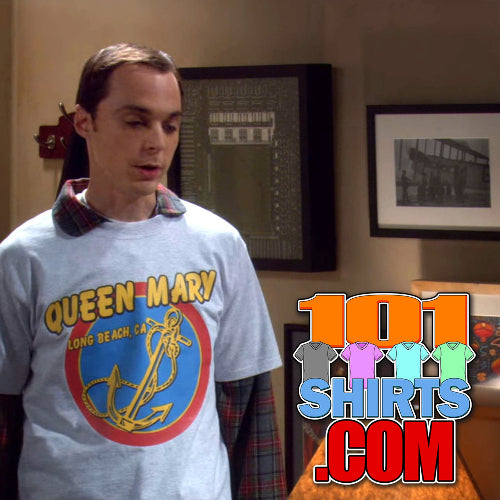 The Big Bang Theory Queen Mary Long Beach Tee Sheldon Cooper T-Shirt