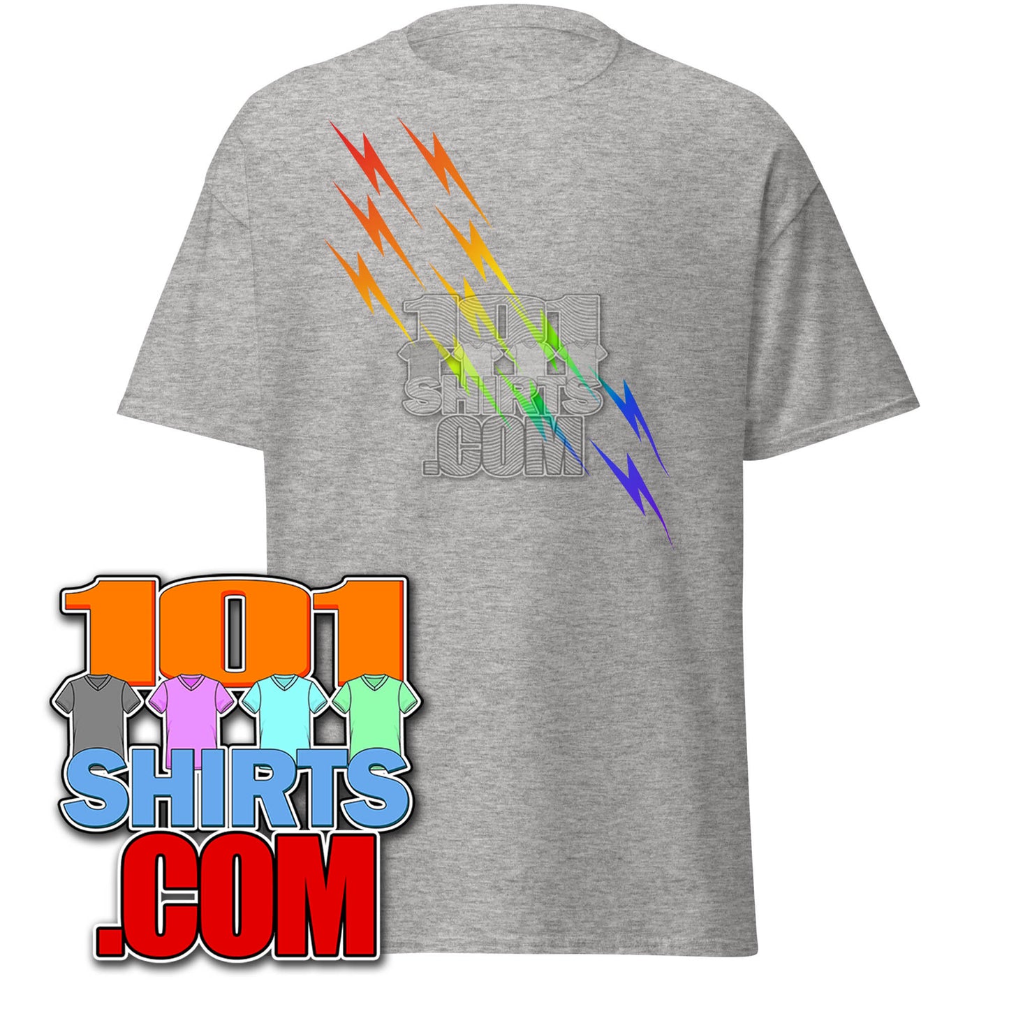The Big Bang Theory Sheldon Cooper Rainbow Bolts T-Shirt