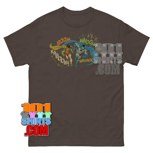 The Big Bang Theory Sheldon Cooper Tee 60s Batman Robin T-Shirt