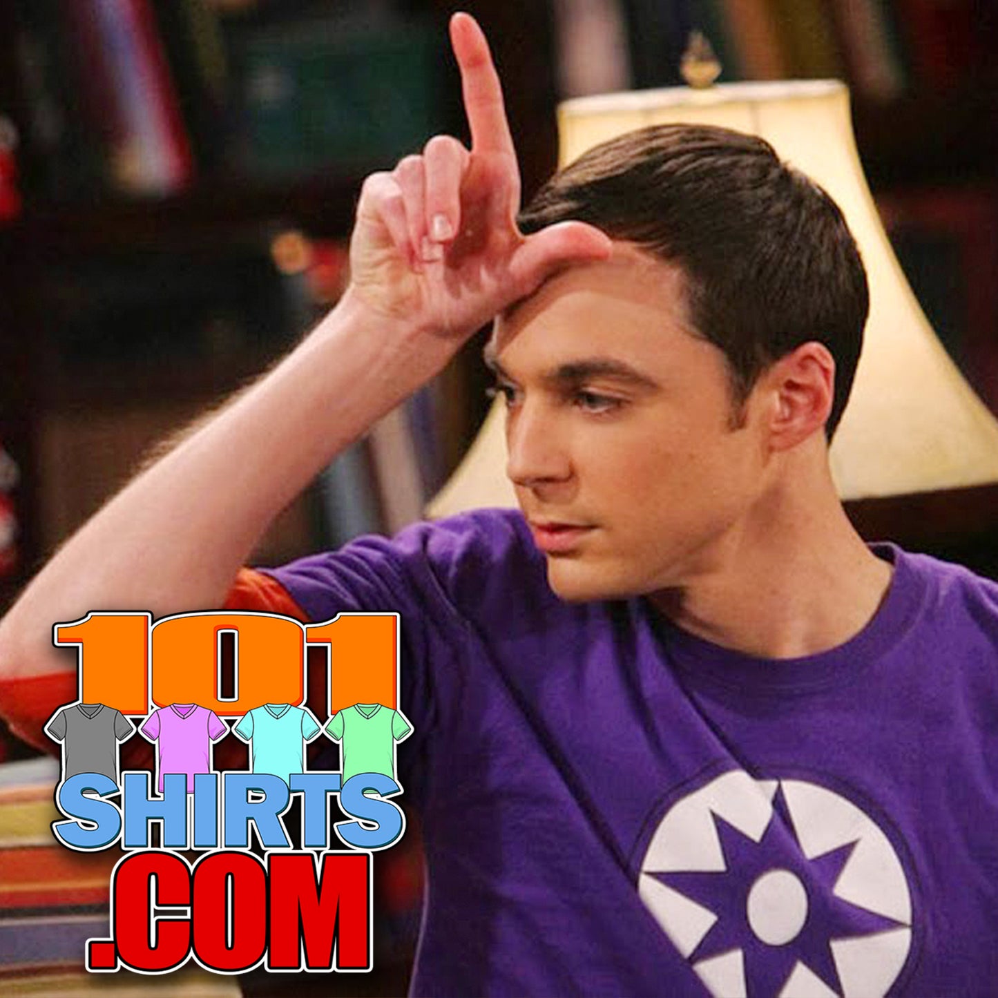 The Big Bang Theory Sheldon Cooper Violet Lantern Corps T-Shirt