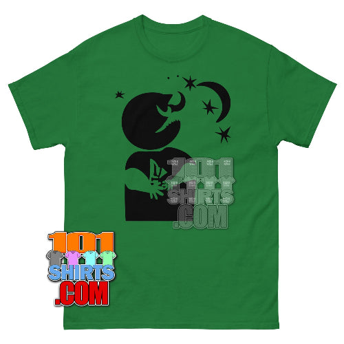 The Big Bang Theory Sheldon Cooper Volcom Moon Stars green T-Shirt