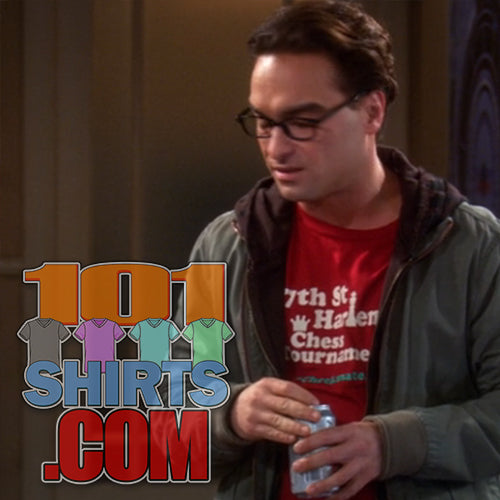 The Big Bang Theory Tee Leonard Hofstadter Red Chess T-Shirt