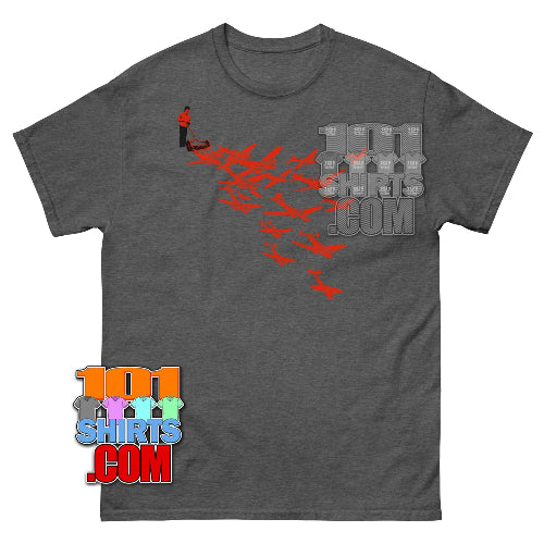 The Big Bang Theory Tee Sheldon Cooper Mow-Em Down Shirt