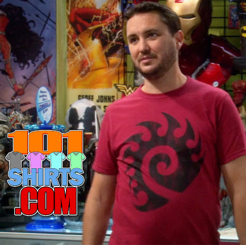 The Big Bang Theory Wil Wheaton Red Starcraft II Zerg T-Shirt
