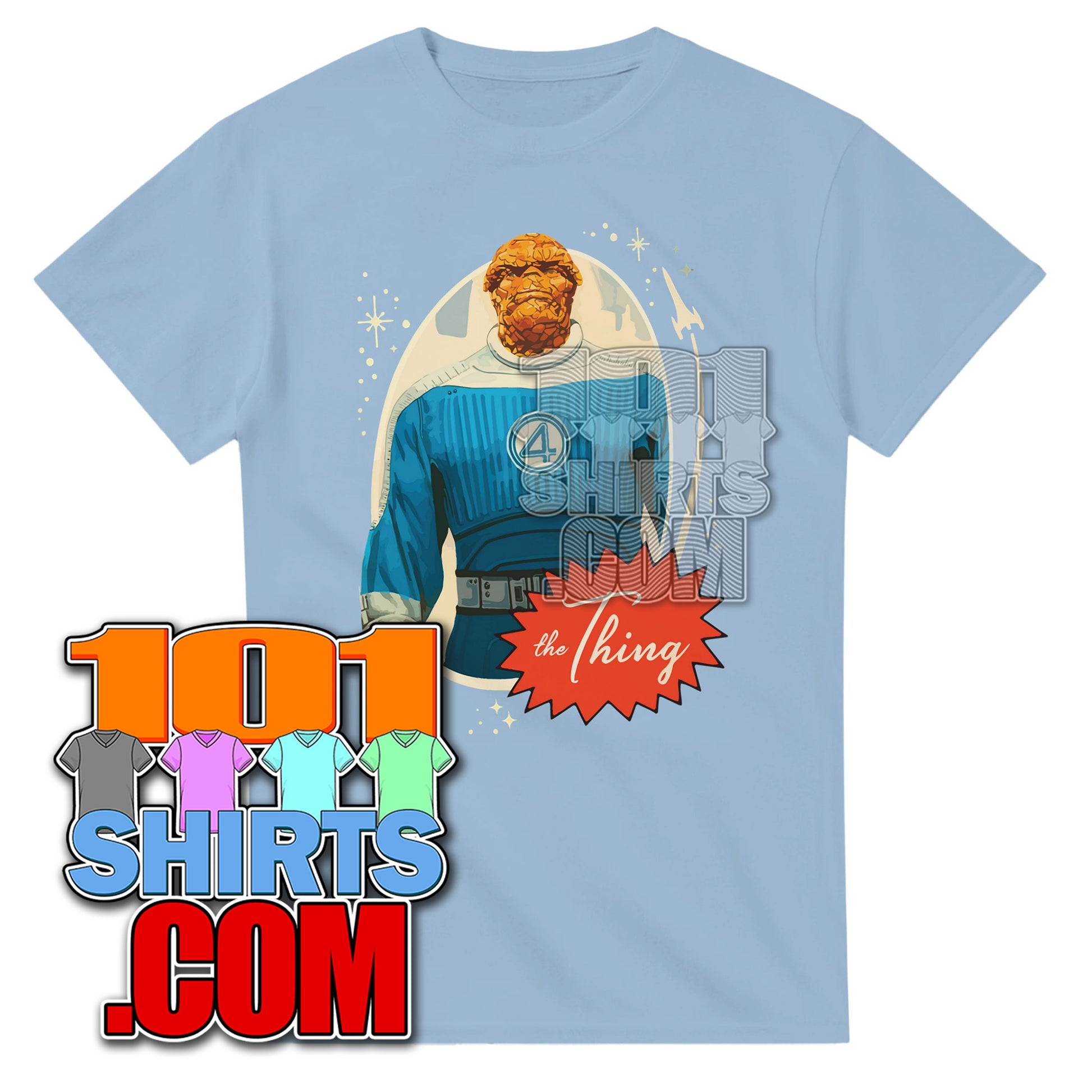 The Fantastic Four: First Steps Movie The Thing Ben Grimm Retro T-Shirt