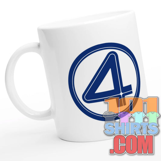 The Fantastic Four The First Steps Mug - Cool Movie 4 Logo Sign  Coffe Cup