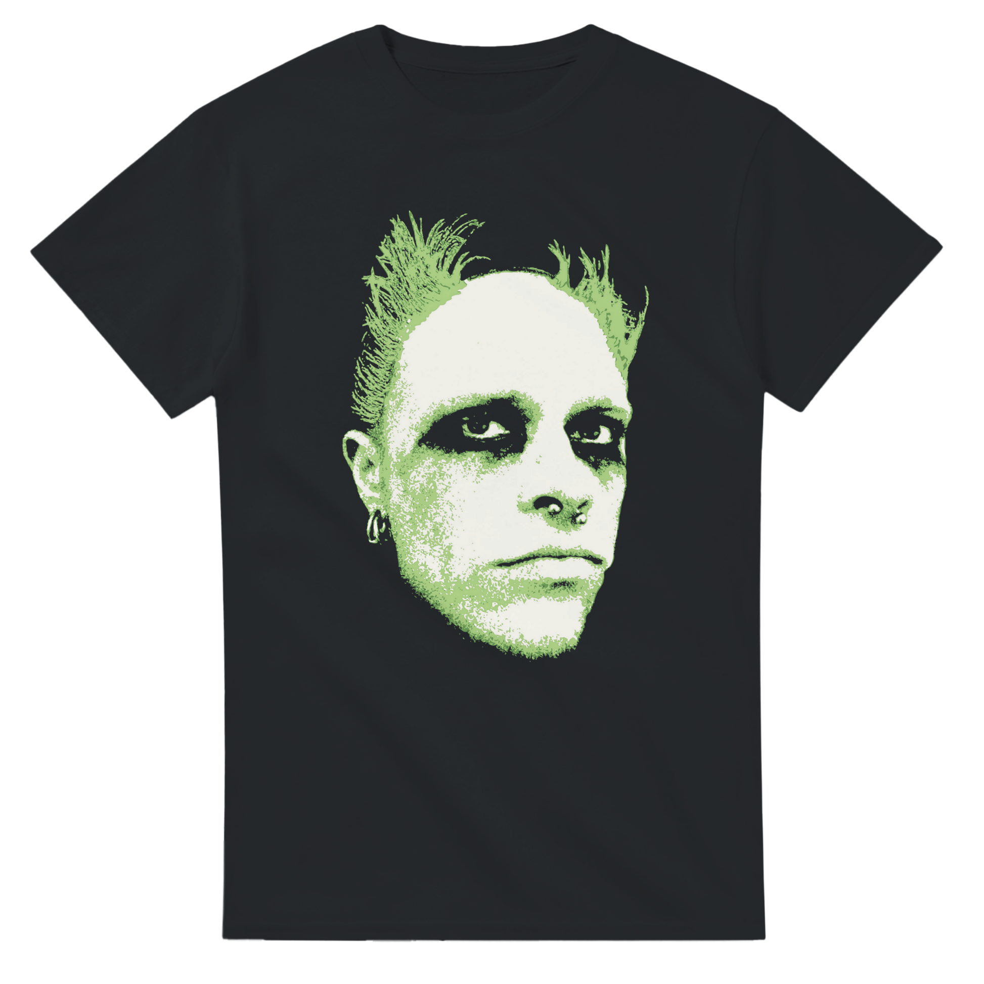 The Prodigy Keith Flint Face Rare Band T-Shirt Reprint Tee - 101 Shirt com