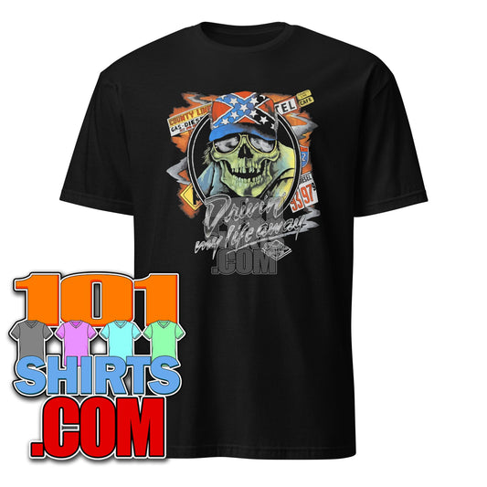 Thelma & Louise Movie Geena Davis Drive My Life Away Skull T-Shirt