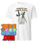 Tired Of Your Shit Fighting Woman Feminist Funny Trash Art T-Shirt