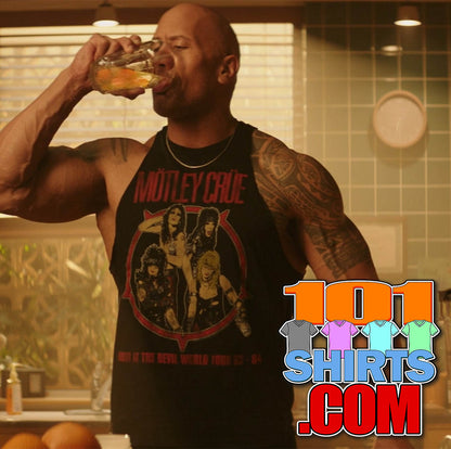 MÖTLEY CRÜE MOTLEY CRUE SHOUT AT THE DEVIL WORLD TOUR '83-'84 Fast & Furious Movie Hobbs and Shaw Tank Top