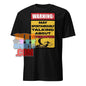 "WARNING: May Spontaneously Talk About Kitesurfing" Funny Kitesurfer T-Shirt - Perfect for Water Sports Enthusiasts Tee