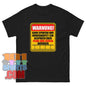 "WARNUNG! Kann spontan und unverhofft ein Gespräch über FILME UND SERIEN anfangen." T-Shirt – Für alle Cineasten und Serienjunkies!
