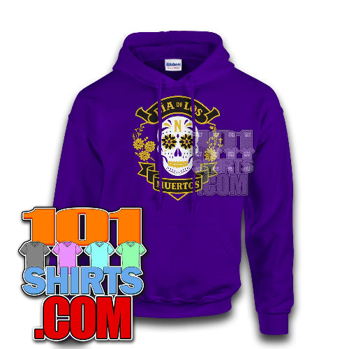 Wednesday Season 2 Dias De Los Muertos Skull  Hoodie