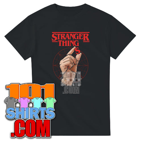 Wednesday Addams Familie The Thing Hand Stranger Things Parody T-Shirt