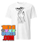 Women Glasses Middle Finger Statement Funny Art Illustration T-Shirt