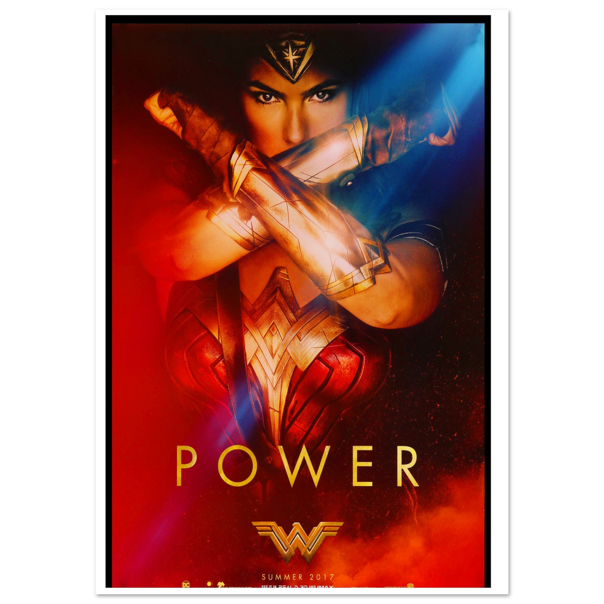 Wonder Woman Movie 2017 Poster A1 (59.4 x 84.1  cm)