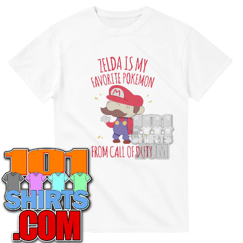 Zelda Is My Favorite Pokemon From Call Of Duty T-Shirt