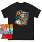 Zombie Pin-Up Girl Cocktail T-Shirt | Hawaiian Horror Tiki Art | Spooky Retro Tee