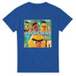 Blue 101SHIRTS Angry Bert t-shirt featuring cartoon character Bert with angry expressions