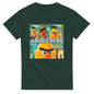 Dark green 101SHIRTS Angry Bert t-shirt featuring angry cartoon Bert face collage design