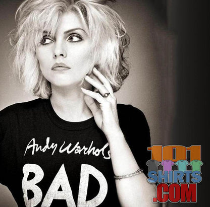 Andy Warhols Bad Tee Debbie Harry Blondie The Factory Lou Reed T-Shirt - 101SHIRTS