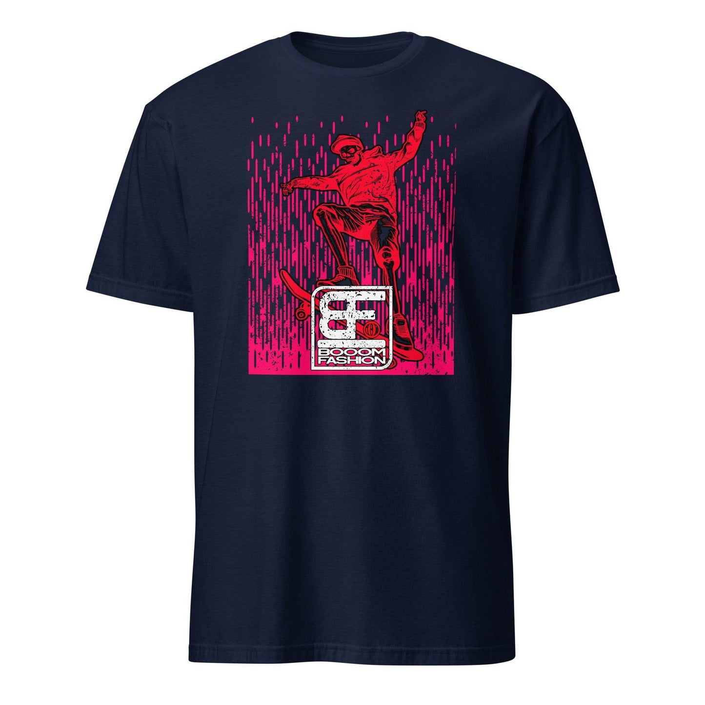 Cool Skateboard Skeleton T-Shirt Graphic Tee - 101SHIRTS