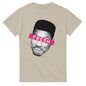 101SHIRTS beige Fresh Prince of Bel Air T-Shirt with black and white face graphic and pink fresh label
