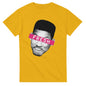 Yellow Fresh Prince of Bel Air T-Shirt with graphic of character face and pink Fresh text
