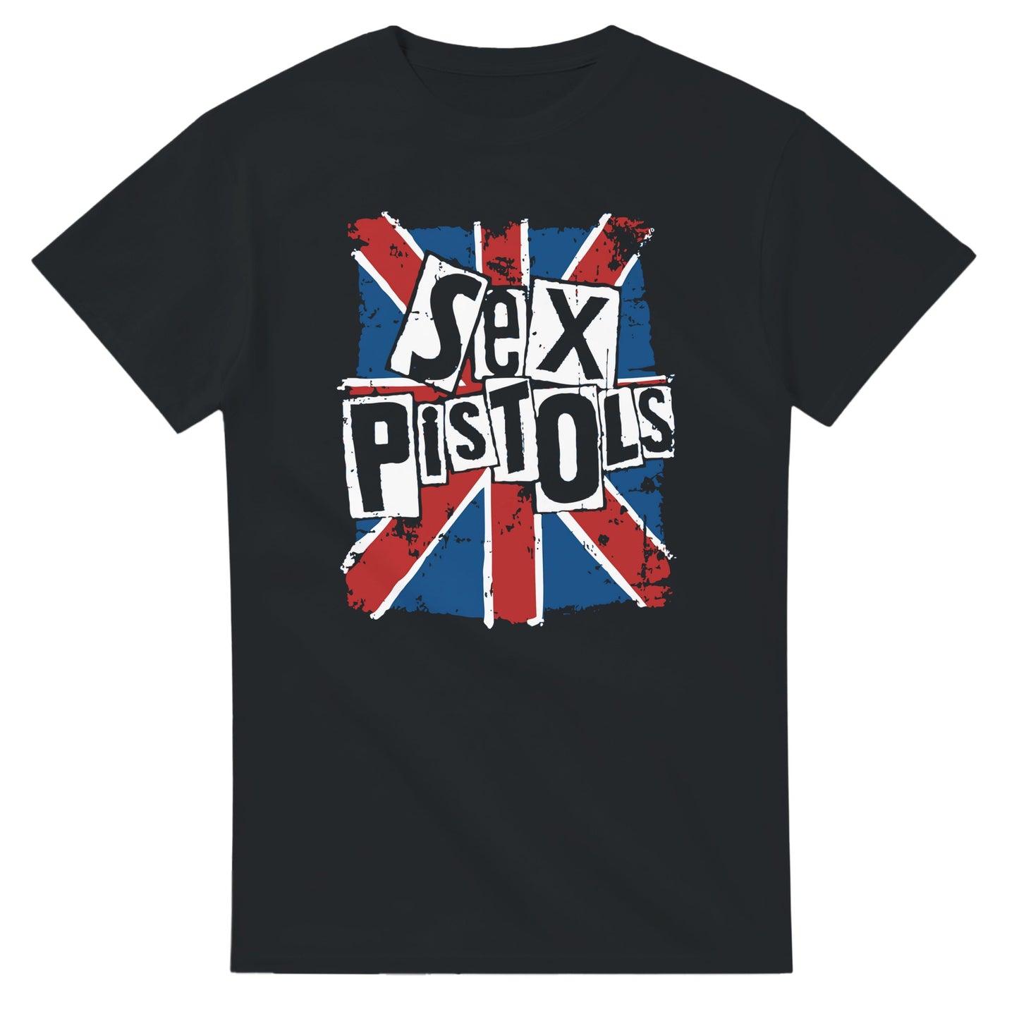 Sex Pistols Union Jack Flag Punk Rock Retro T-Shirt