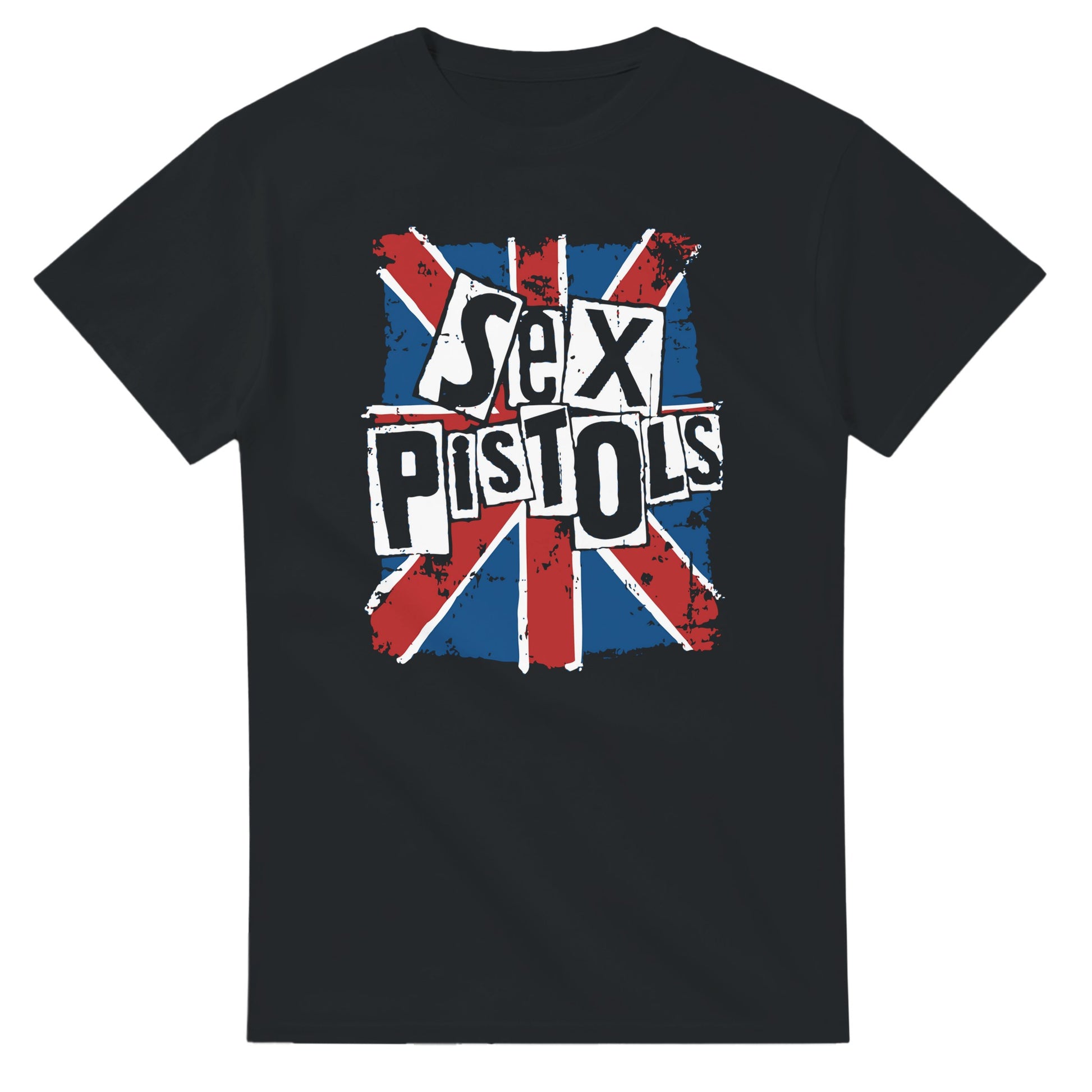Sex Pistols Union Jack Flag Punk Rock Retro T-Shirt