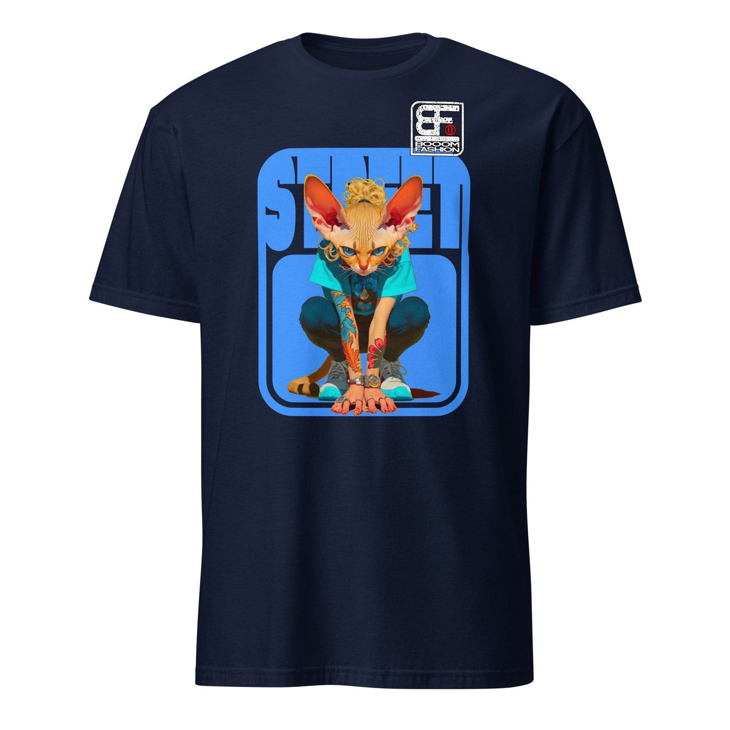 Cat Person Hybrid Streetweare Cat Human Body Art Design Booomfashion T-Shirt - 101SHIRTS