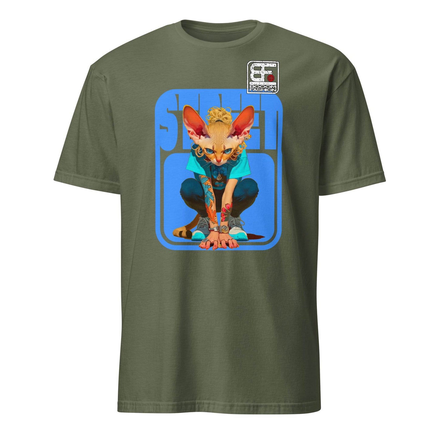 Cat Person Hybrid Streetweare Cat Human Body Art Design Booomfashion T-Shirt - 101SHIRTS