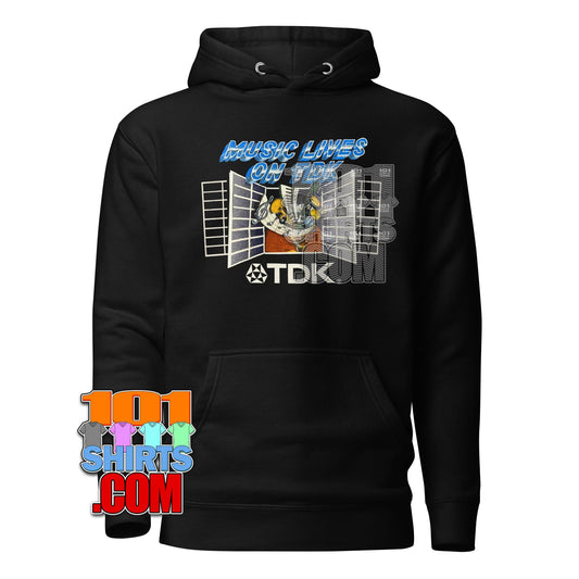 Stranger Things Season 5 Jim Hopper Music Lives On TDK Hoodie