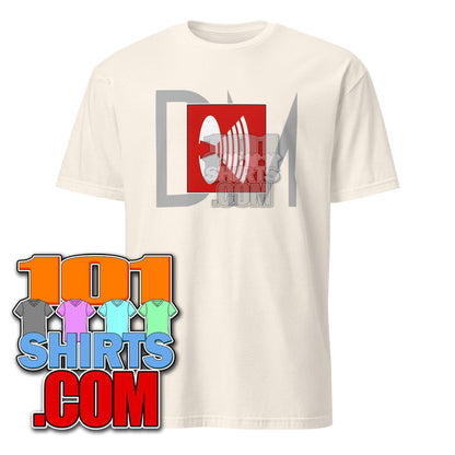 101SHIRTS Depeche Mode music t-shirt in white with graphic design and band logo