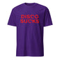 101SHIRTS Black T-Shirt with Disco Sucks Red Print - 101SHIRTS