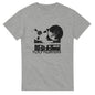 Gray Foo Fighters tour t-shirt with vintage reel-to-reel tape recorder graphic and band name