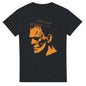 Black 101SHIRTS Frankenstein monster face t-shirt with orange graphic design on front