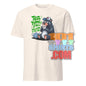 Funny british tea shirt featuring a bear drinking tea with text Tea Time Y'all Welcome in the UK