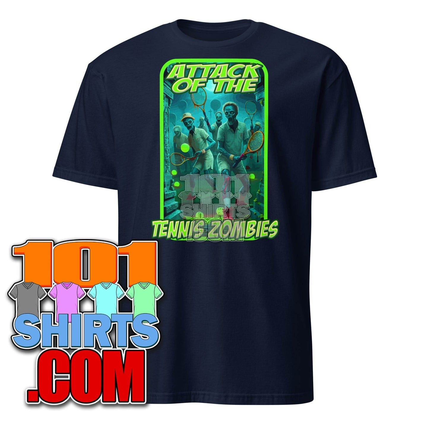 Attack of the Tennis Zombies Funny Sport Game Day Halloween Costume Gift T-Shirt - 101SHIRTS